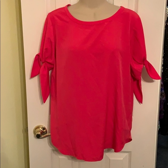 Ann Taylor pink blouse- small - Picture 1 of 5